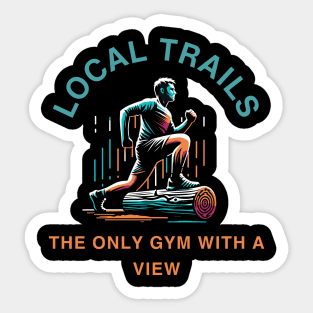 No Walls Just Wonders Local Trails Sticker